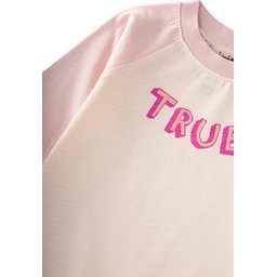 تولوم أطفال بأكمام ريجلان طويلة - إيكرو بودرا (0-3 سنوات) Reglan Long Sleeve Baby Romper - Ecru Powder (0-3 Years)