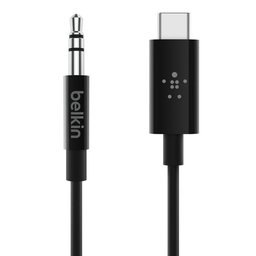 كابل صوت 3.5 ملم مع موصل يو إس بي-سي RockStar 3.5mm Audio Cable with USB-C Connector