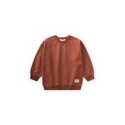 سويتشيرت أطفال 2-12 سنة - لون قرميدي Kids' Sweatshirt 2-12 Years - Terracotta