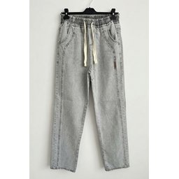 بنطلون جينز رجالي بقصة مريحة Baggy 30076 - لون حجر Men's Relaxed Fit Baggy Jean Pants 30076 - Stone Color