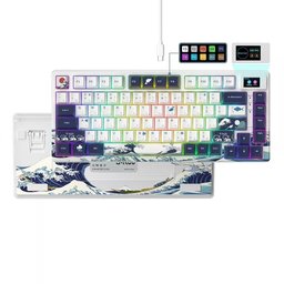 كيبورد ميكانيكي وومير Womier SK80 بـ 81 مفتاح سلكي Womier SK80 Mechanical Keyboard - 81 Keys - Wired