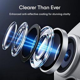 حماية عدسات كاميرا آيفون 18 برو / 18 برو ماكس iPhone 18 Pro / 18 Pro Max Camera Lens Ring Protector