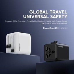 اورايمو CHAR OCW-T01 BLACK uni travel ( شاحن سفر ) Oraimo CHAR OCW-T01 BLACK uni travel