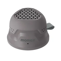 مكبر صوت موماكس الخارجي لاسلكي مغناطيسي (رصاصي) Momax 1-Vibe Go Magnetic Wireless Outdoor speaker (Grey)