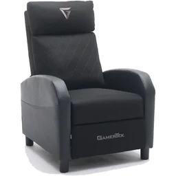 قنفة وأريكة ألعاب غيمرتك فورتريس الجلدية للاسترخاء – أبيض وأسود GamerTek Fortress Gaming Sofa (White & Black)