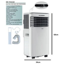 مكيف هواء محمول هاوسبرغ Hausberg – أبيض Hausberg HB-5960AB Portable Air Conditioner - White
