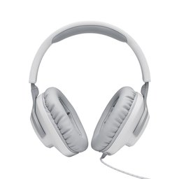 6066. جي بي ال سماعة ألعاب سلكية Quantum 100 ابيض 6066. JBL Quantum 100 Wired Gaming Headset White