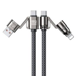 كيبل ويكوم WDC-50 متعدد الاستخدامات 4 في 1 بقدرة 240 واط WEKOME WDC-50 4-in-1 240W Fast Charging Cable