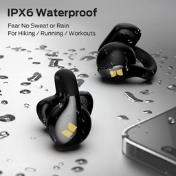 سماعات مونستر AC225 لاسلكية بتصميم مفتوح للأذن – أسود Monster AC225 Open-Ear Wireless Earbuds – Black