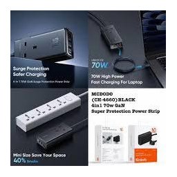 شاحن MC 20 واط 1C GAN سريع MC 70W 2C+1A+1AC GAN LTG Protection Power Strip