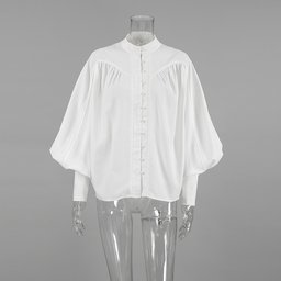 قميص أبيض بطراز فرنسي White Shirt French style