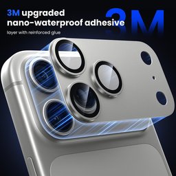 الاسم العربي: حماية عدسات كاميرا آيفون 18 برو ماكس iPhone 18 Pro Max Metal Camera Lens Protector