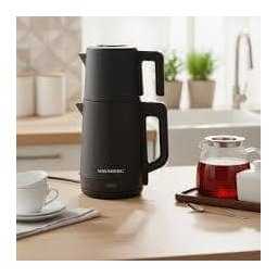 غلاية كهربائية هاوسبيرغ Hausberg بسعة 1.8L – أسود Hausberg HB-3636NG Electric Kettle - 1.8L - Black