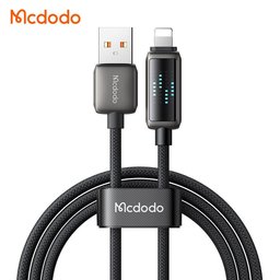 كابل بيانات USB-A إلى Lightning بشاشة LED MC بطول 1.2 متر كابل بيانات USB-A إلى Lightning بشاشة LED MC بطول 1.2 متر