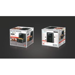 قلاية هوائية من بلاك+ديكر AF700-B5 حجم 4.3 لتر باللون الاسود Black&Decker AF700-B5 Air Fryer 4.3L black