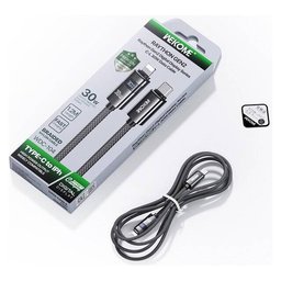 كيبل ويكوم WDC-104 بطول 1.2 متر من Type-C إلى Lightning بشحن سريع 30 واط Wekome WDC-104 1.2M Type-C To IP Mini Cable