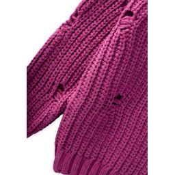 كنزة صوفية سيلانيك للأطفال 2-8 سنوات - أرجواني Selanik Knit Sweater for Kids 2-8 Years - Mauve