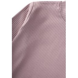 تي شيرت مضلع موسمي للأطفال 2-8 سنوات - نحاسي Seasonal Ribbed T-Shirt for Kids 2-8 Years - Copper