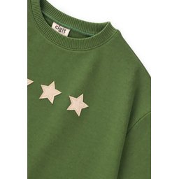 سويت شيرت أطفال موسمي رقيق - أخضر زيتي (1-7 سنوات) Kids' Thin Seasonal Sweatshirt - Olive Green (1-7 Years)