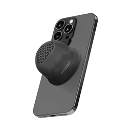 مكبر صوت موماكس الخارجي لاسلكي مغناطيسي (أسود) Momax 1-Vibe Go Magnetic Wireless Outdoor speaker (Black)