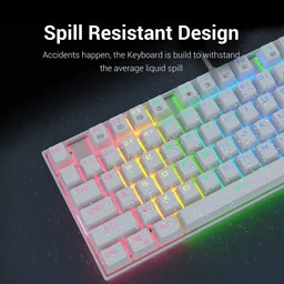 كيبورد ريد دراغون كيمارا K552P أبيض Redragon Kumara K552P White RGB Mechanical Gaming Keyboard