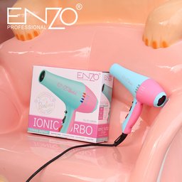 مجفف الشعر الأيوني تربو 17000 دورة – موديل EN-8860A ENZO Professional Ionic Turbo Hair Dryer EN-8860A – 17000 RPM