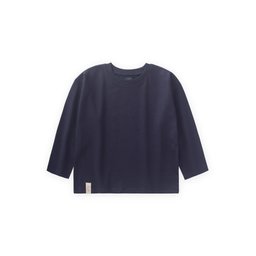 تي شيرت أساسي موسمي للأطفال 2-10 سنوات - أزرق داكن Seasonal Basic T-Shirt for Kids 2-10 Years - Navy Blue