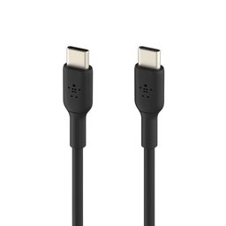كيبل بوست جارج فليكس من يو إس بي‑سي إلى يو إس بي‑سي بطول ١ متر باللون الأسود BoostCharge Flex USB‑C to USB‑C Cable 60W (1m, Black)