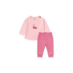طقم أطفال مطرز موسمي 0-3 سنوات - وردي بودرة Embroidered Seasonal Baby Set 0-3 Years - Powder Pink