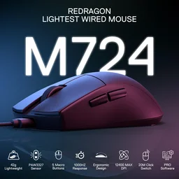 ماوس ريد دراغون كينغ M724 للألعاب Redragon K1NG M724 (1K Hz)