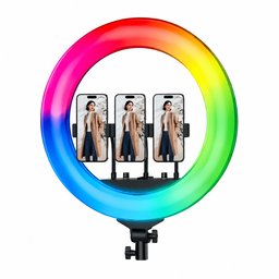 حلقة إضاءة بلوكاما R56 برو بتقنية LED وRGB بقطر 56 سم Plokama LIVE-R56 Pro RGB & LED Soft Ring Light (560mm)