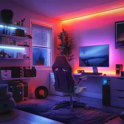 كرسي ألعاب بورودو جيمينج مريح وقابل للتعديل (باللون الأسود والبرتقالي) Porodo Gaming Chair with Fabric Covered Cushion and Class 3 Gas Lift