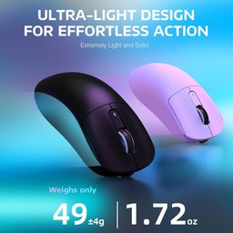 ماوس ألعاب أتاك شارك X3 فائق الخفة، لاسلكي ثلاثي الاتصال وقابل للشحن ATTACK SHARK X3 Ultra-Lightweight Tri-Mode Wireless Gaming Mouse
