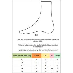 Muggo LACE حذاء باليه نسائي بني بتفاصيل شبكية وخرز - أنيق ومريح Muggo LACE Women's Mesh Detailed Beaded Strap Ballet Flats - Brown