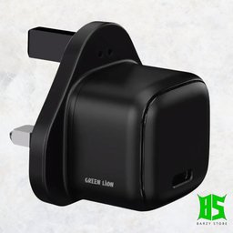 شاحن جداري غان سريع جرين ليون نيكسيو بقوة 45 واط بمنفذ تايب سي Green Lion Nexio Single Port GaN Wall Charger USB-C PD 45W