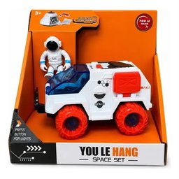لعبة مركة استكشاف الفضاء مع مجسم رائد فضاء You Le Hang Space Set - Space Exploration Rover with Astronaut Figur