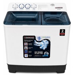 غسالة كنود 18 كيلو حوضين Kenwood 18kg Twin Tub Washing Machine