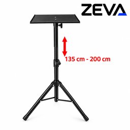 ستاند داتا شو ثلاثي القوائم، بارتفاع 135–200 سم، يتحمل وزن 40 كغم Tripod Data Show Projector Stand, 135–200cm Height, 40kg Load Capacity
