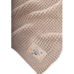 بطانية أطفال تريكو Selanik 80x100 سم - طبيعي Selanik Knit Baby Blanket 80x100 cm - Natural