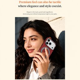 كفر آيفون 18 برو ماكس كيفلار من سيلادا مع ماك سيف ومسند دوّار iPhone 18 Pro Max SULADA Kevlar MagSafe 360° Rotating Case