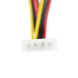 كابل طاقة داخلي VCOM من 4-Pin إلى منفذي SATA بنظام Y VCOM Internal Y-Type 4-Pin to Dual SATA Power Cable