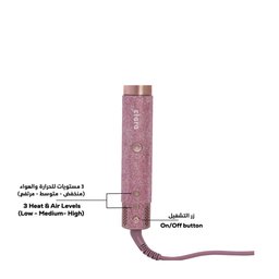 كلارا جهاز تصفيف وتجفيف الشعر باللون الوردي CLARA MULTI STYLER 6-IN-1 - BLING CANDY ROSE C33