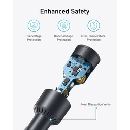 انكر - شاحن سيارة Nano يحتوي 3 منافذ 2C1A بقوة شحن 167.5 واط مع كيبل C to C بطول 1 متر - رمادي Anker Car Charger 3-Ports 167.5W with 3.3ft USB-C Cable Gray
