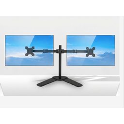 ستاند مونيتور منضدي مزدوج للشاشات من 15 إلى 33 إنج، يتحمل وزن 8 كغم Dual Monitor Desk Stand for 15–33 Inch Screens, 8kg Load Capacity