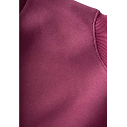 طقم سويت شيرت شتوي مبطن للأطفال 2-8 سنوات - فوشيا Kids' Brushed Fleece Sweatshirt Set 2-8 Years - Fuchsia