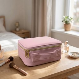 حقيبة مكياج مع مرآة وانارة Makeup Bag with Lighted Mirror