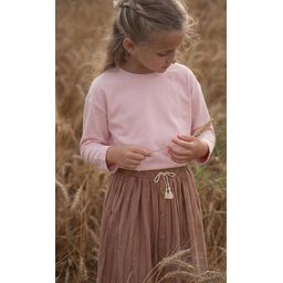 تي شيرت أطفال أساسي موسمي قطن 100% - وردي فاتح (بودرة) 2-10 سنوات Seasonal Basic T-Shirt for Kids 2-10 Years - Powder Pink