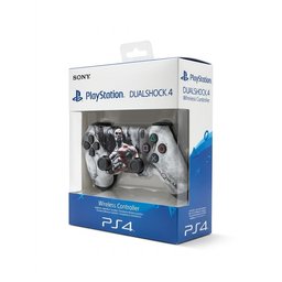 يد تحكم سوني PS4 بلوتوث تعمل على البلاي ستيشن 4 والـ PC واللابتوب والهاتف - اصدار رمادي حصري ومميز بتصميم لعبة God of War Sony PS4 Bluetooth controller compatible with PlayStation 4, PC, laptop, and phone - Exclusive gray edition with a God of War