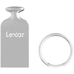 فلاش ميموري ليكسر JumpDrive M22 بسعة 16GB وواجهة USB 2.0 بتصميم معدني صغير الحجم Lexar JumpDrive M22 16GB USB 2.0 Metal Flash Drive