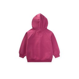 جاكيت بغطاء رأس بسحاب للأطفال 1-14 سنة - فوشي Kids' Hooded Zipper Cardigan 1-14 Years - Fuchsia